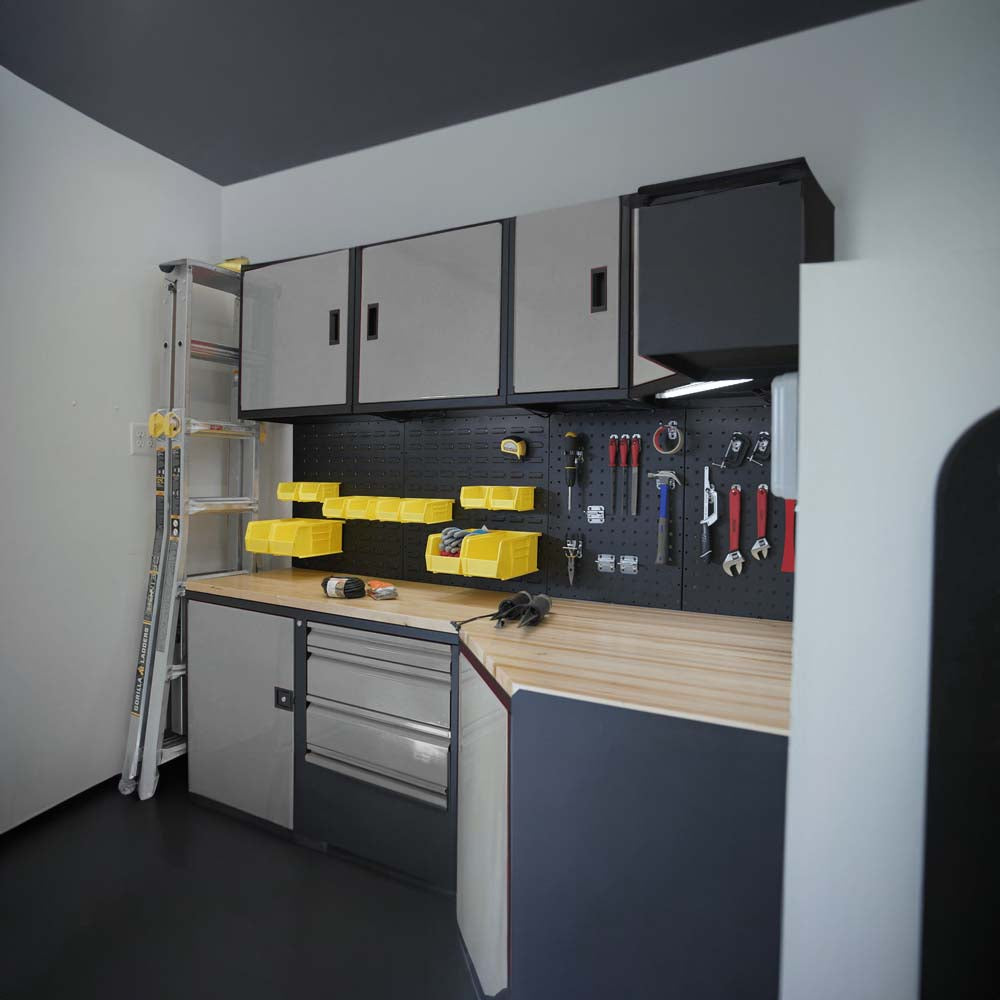 Valley Craft Cabinet/Workbench Suite A: 9-Piece