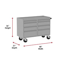 Valley Craft F89269BS Workbench With Six Drawers Measuring 36 Inches In Height 48 Inches In Width And 21 Inches In Depth