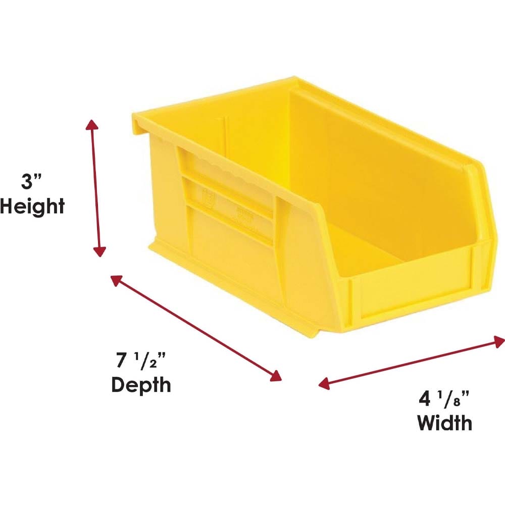 Valley Craft Storage Bins With Dimensions Labeled As 3 Inches In Height 7 12 Inches In Depth And 4 18 Inches In Width