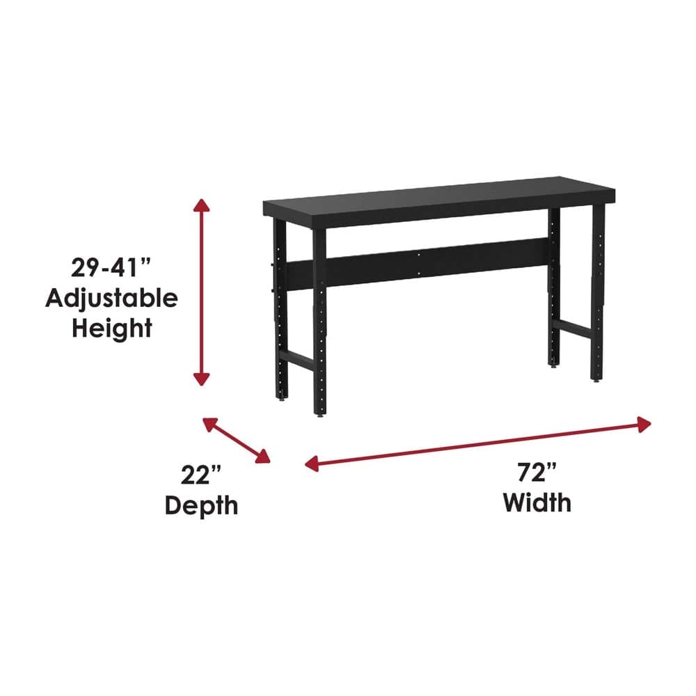 Valley Craft Work Tables F89245BK