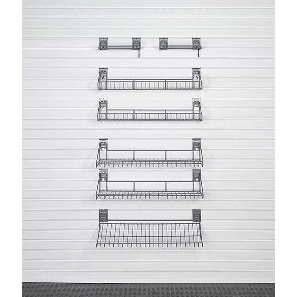 Light Gray storeWALL Wire Shelf Bundle