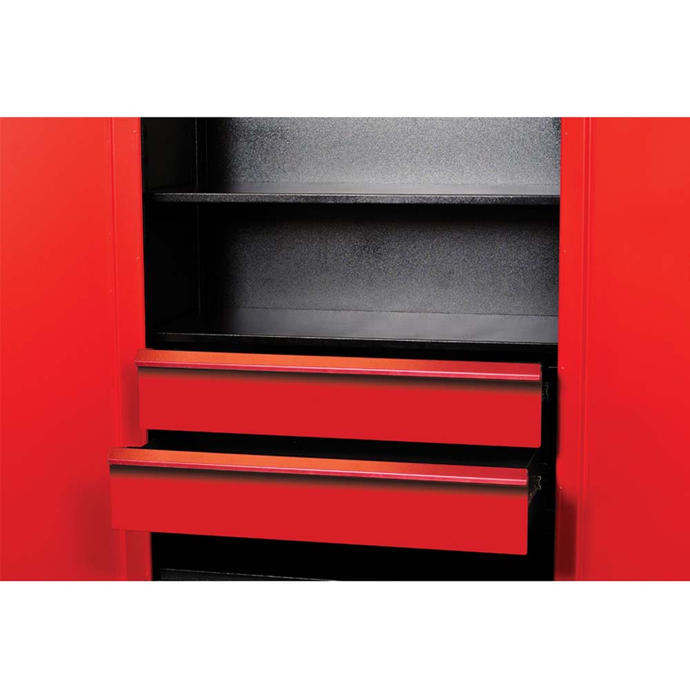 Wood Top Hallowell Workbench With Secure Storage