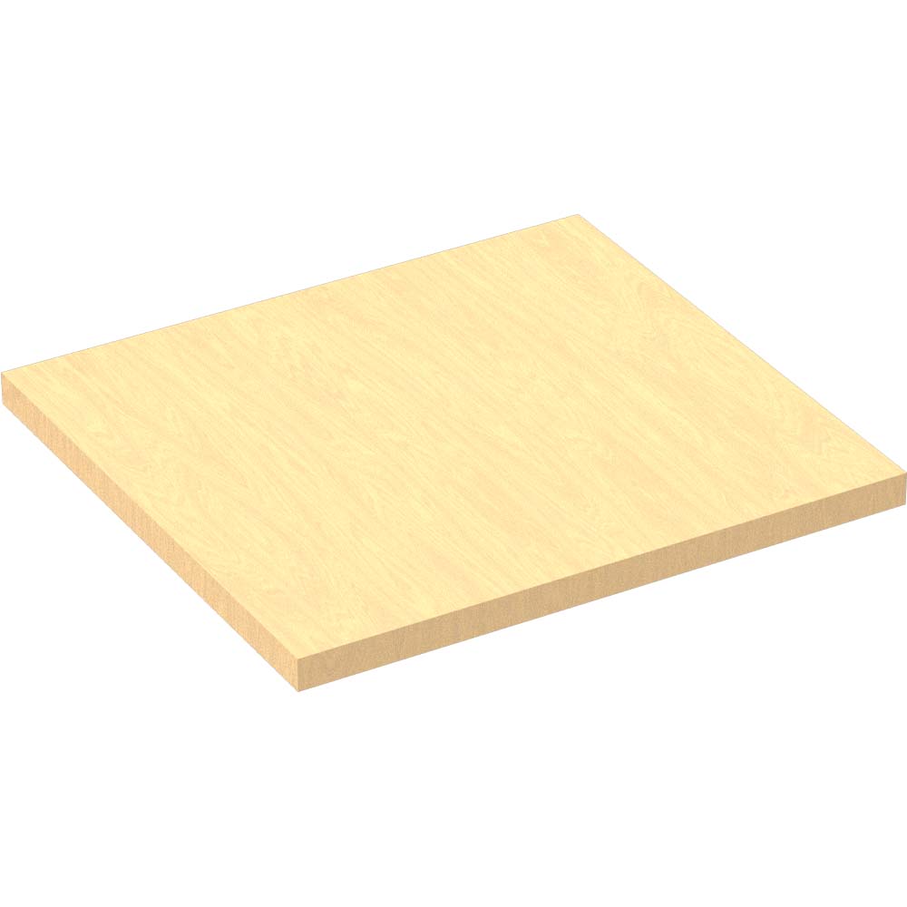 Workbench Butcher Block Top With A Smooth Surface And A Rectangular Shape