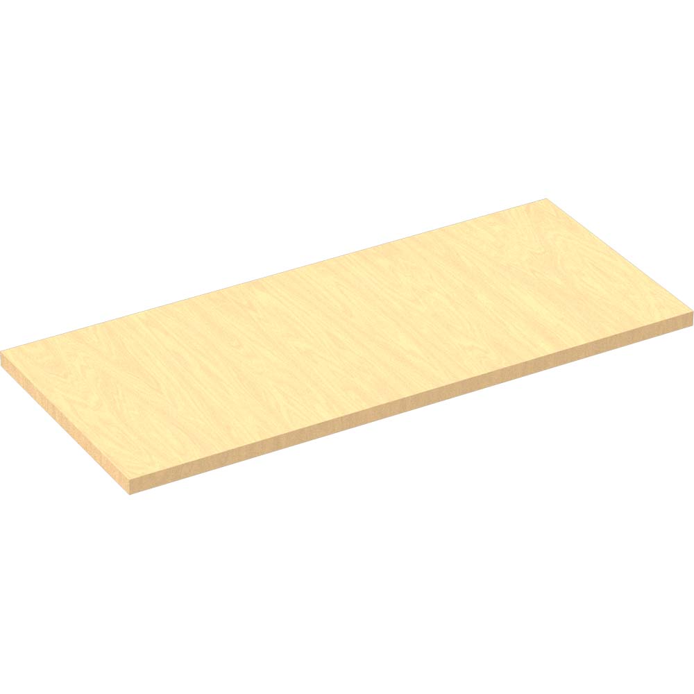 Workbench Butcher Block Top With A Smooth Surface And Visible Wood Grain