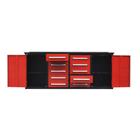 Workbench Cabinet With Two Swing Doors And Eight Drawers