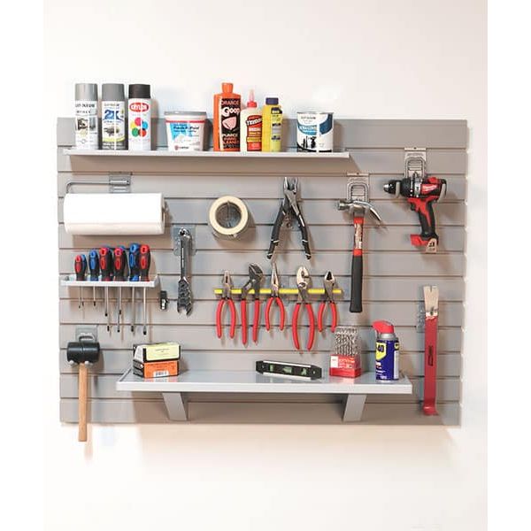 storeWALL Tool Kit Basic Duty 3 Slatwall Panel Inventive