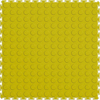 Yellow Perfection Floor Tile Co, Textured Surface With A Pattern Of Circular Indentations