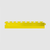 Yellow Perfection Floor Tile Edges With A Raised Pattern And Square Indentations