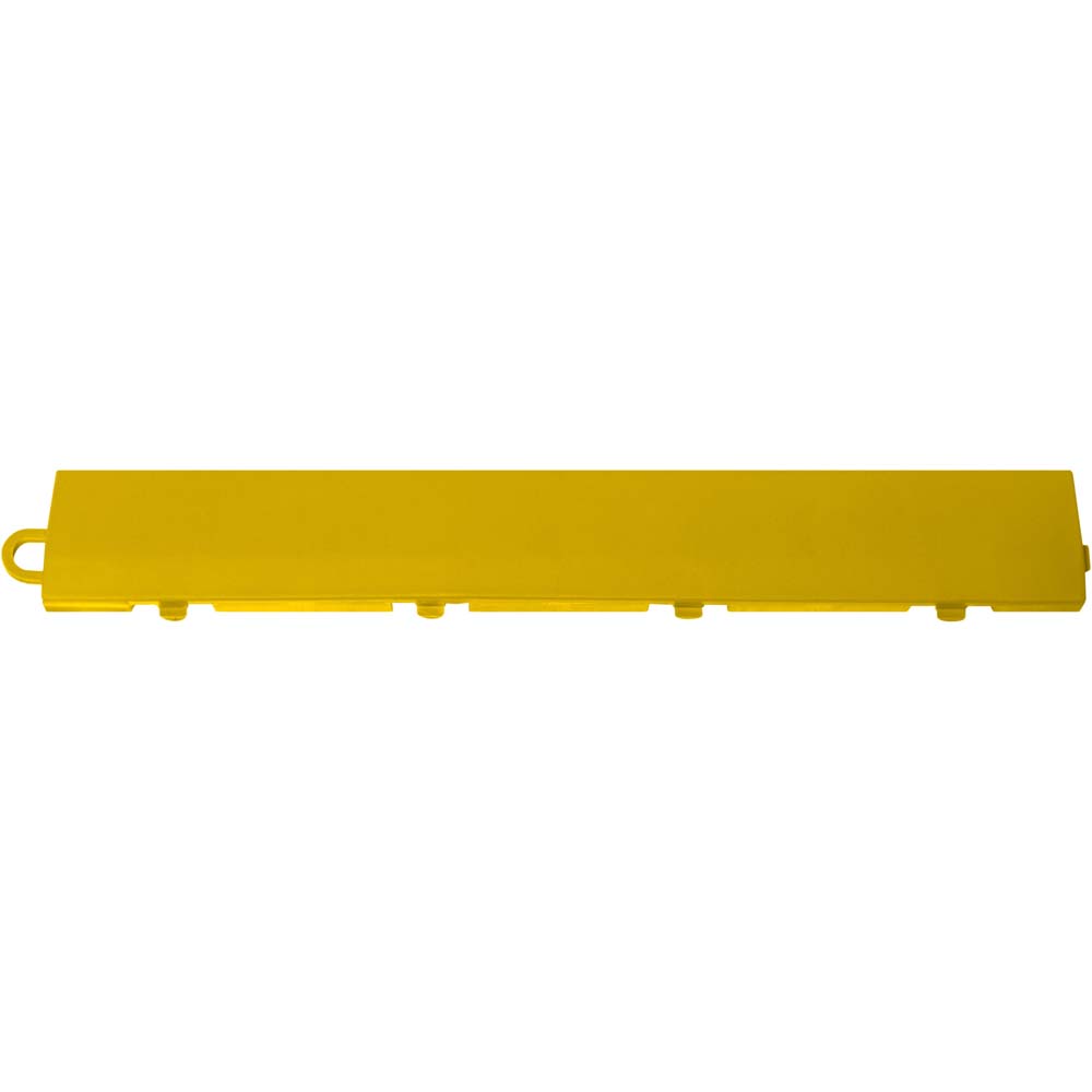 Yellow Race Deck Edges Featuring A Raised Edge And A Series Of Indentations Along The Top Surface