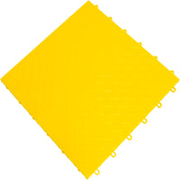 Yellow Race Deck Tuffshield With Grid Like Pattern Of Raised Ridges