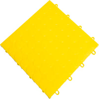 Yellow Racedeck Circle Trac With A Circular Textured Pattern