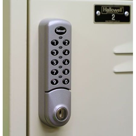 Gray Hallowell DigiTech Electronic Locker 36&quot;W x 15&quot;D x 78&quot;H, Double Tier, 3-Wide Unassembled
