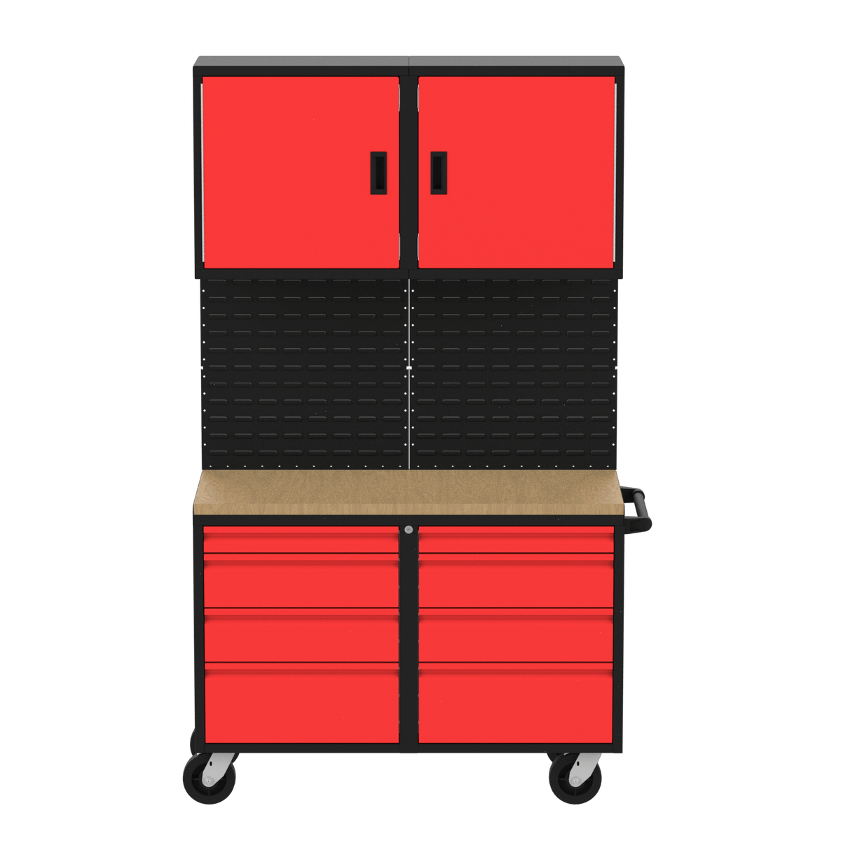 Tomato Valley Craft Cabinet/Workbench Suite B:  5-Piece 4&#39; Wide